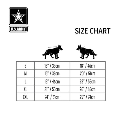 Hooded Dog Fleece | Licensed US Army® Hoodie for dogs