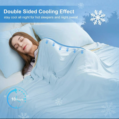 Cooling blanket, regulate body temperature, cozy, no more night sweats